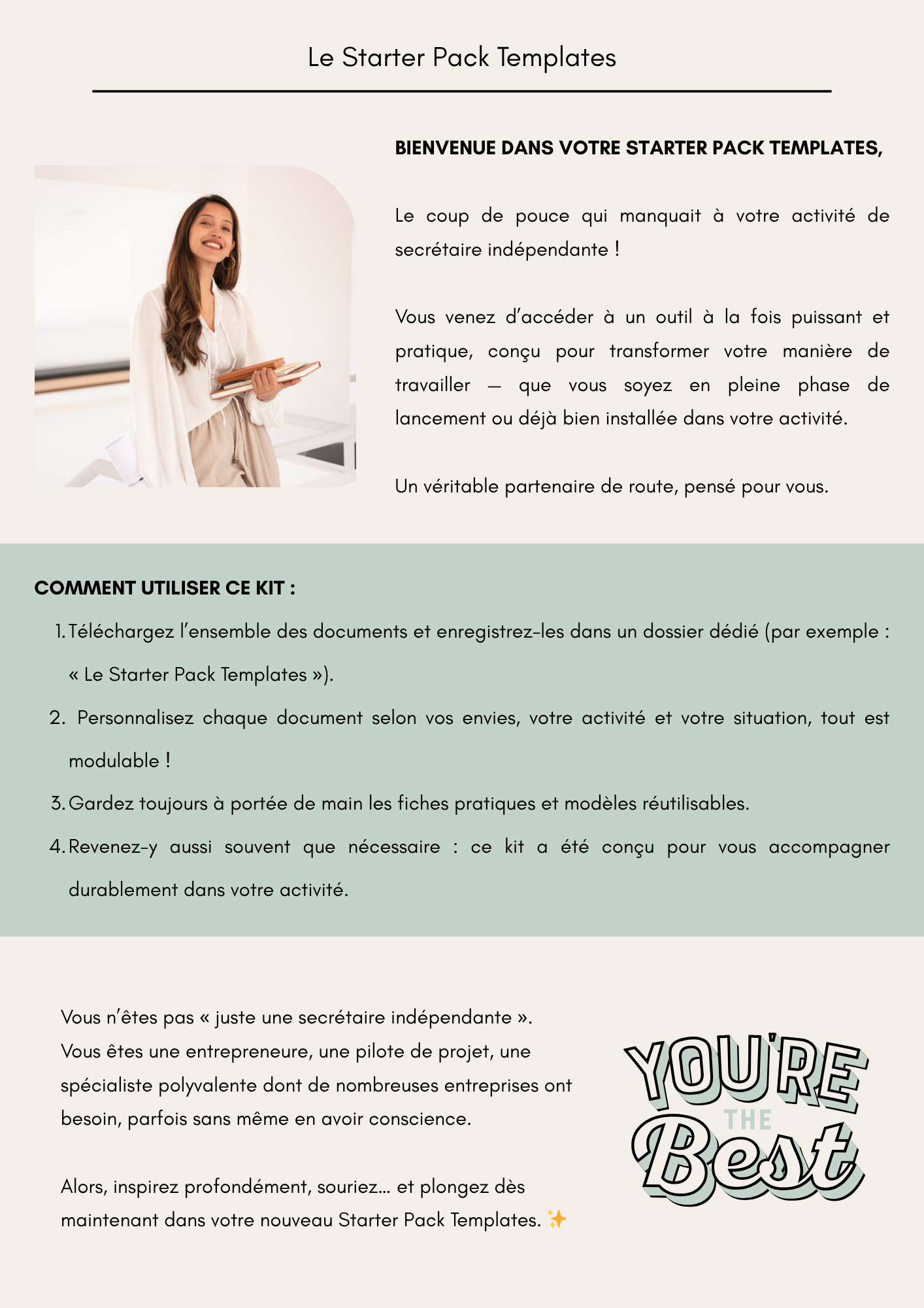 Le Starter Pack Templates + BONUS
