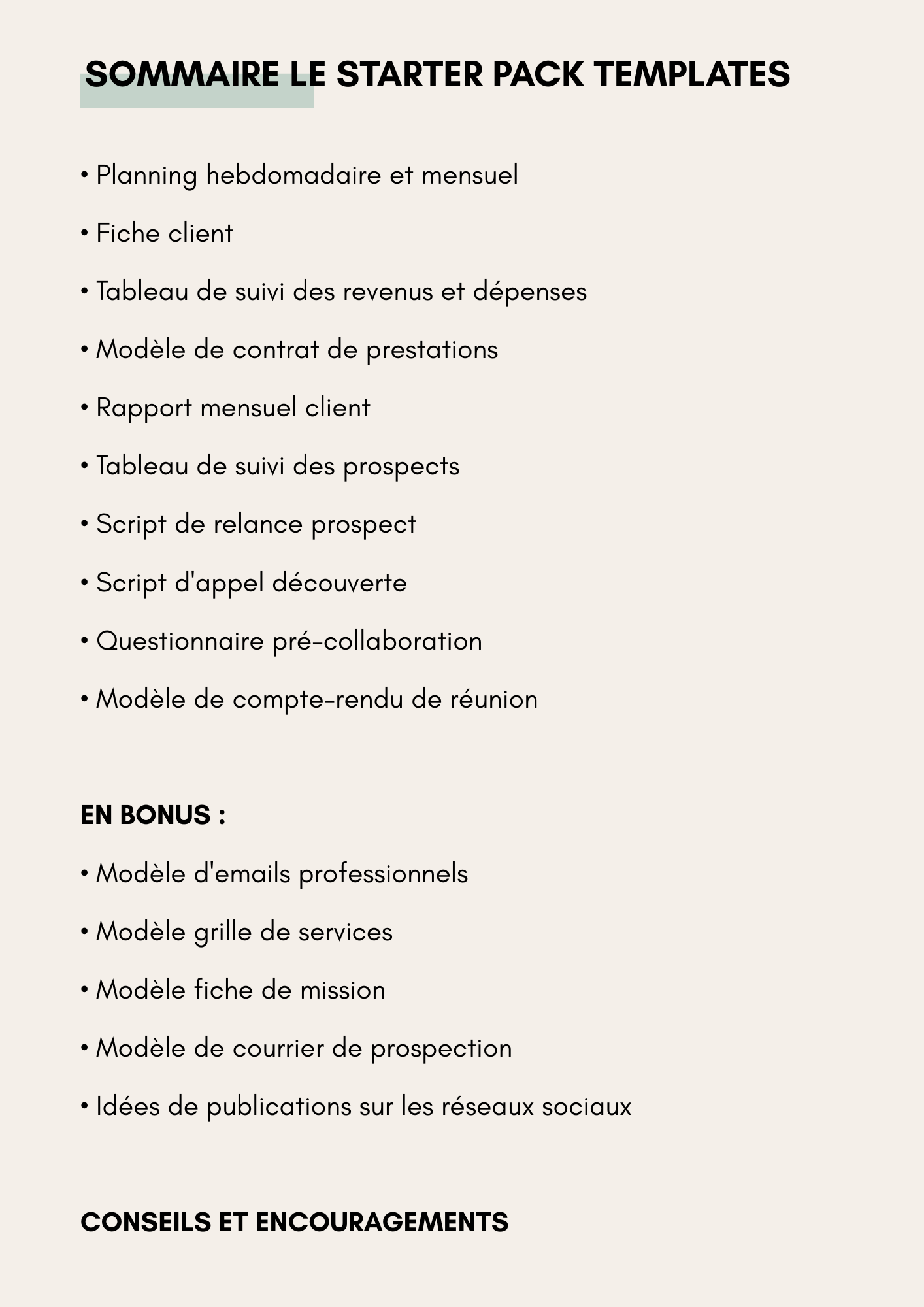 Kit digital "Édition PREMIUM" - Collection de 4 kits + Le Starter Pack Templates