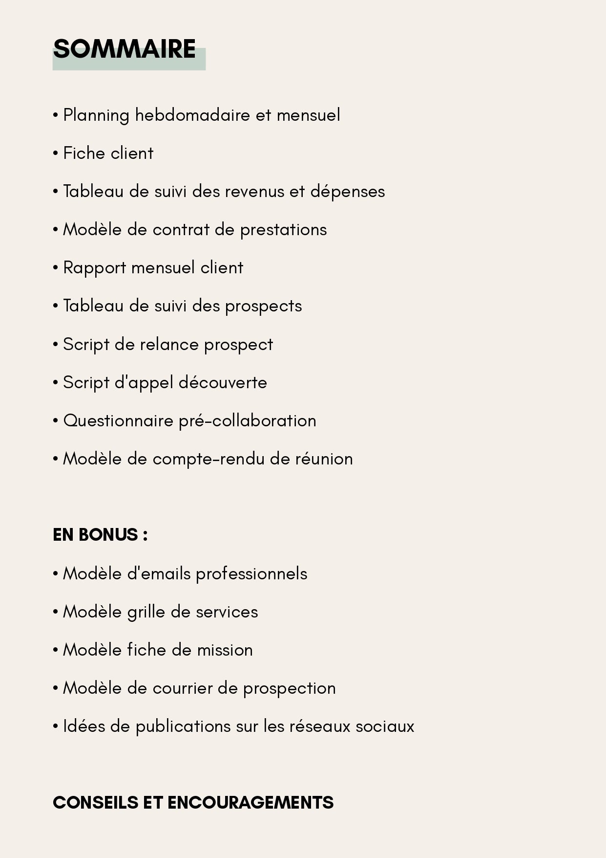 Le Starter Pack Templates + BONUS