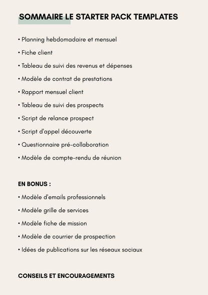 Kit digital "Édition PREMIUM" - Collection de 4 kits + Le Starter Pack Templates