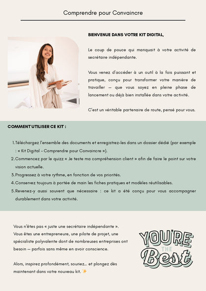 Kit digital Comprendre pour Convaincre