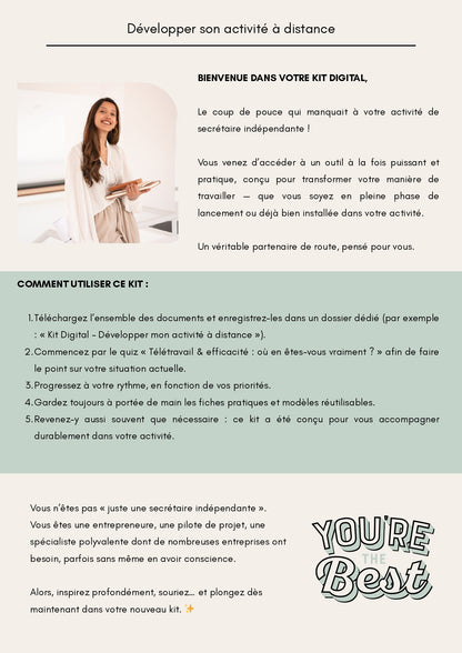 Kit digital Développer son activité à distance