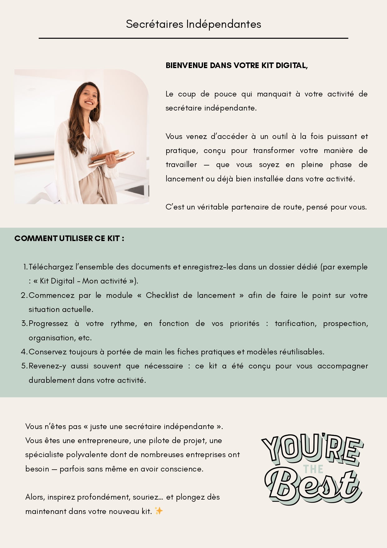 Kit digital Ultime pour Secrétaire Indépendante