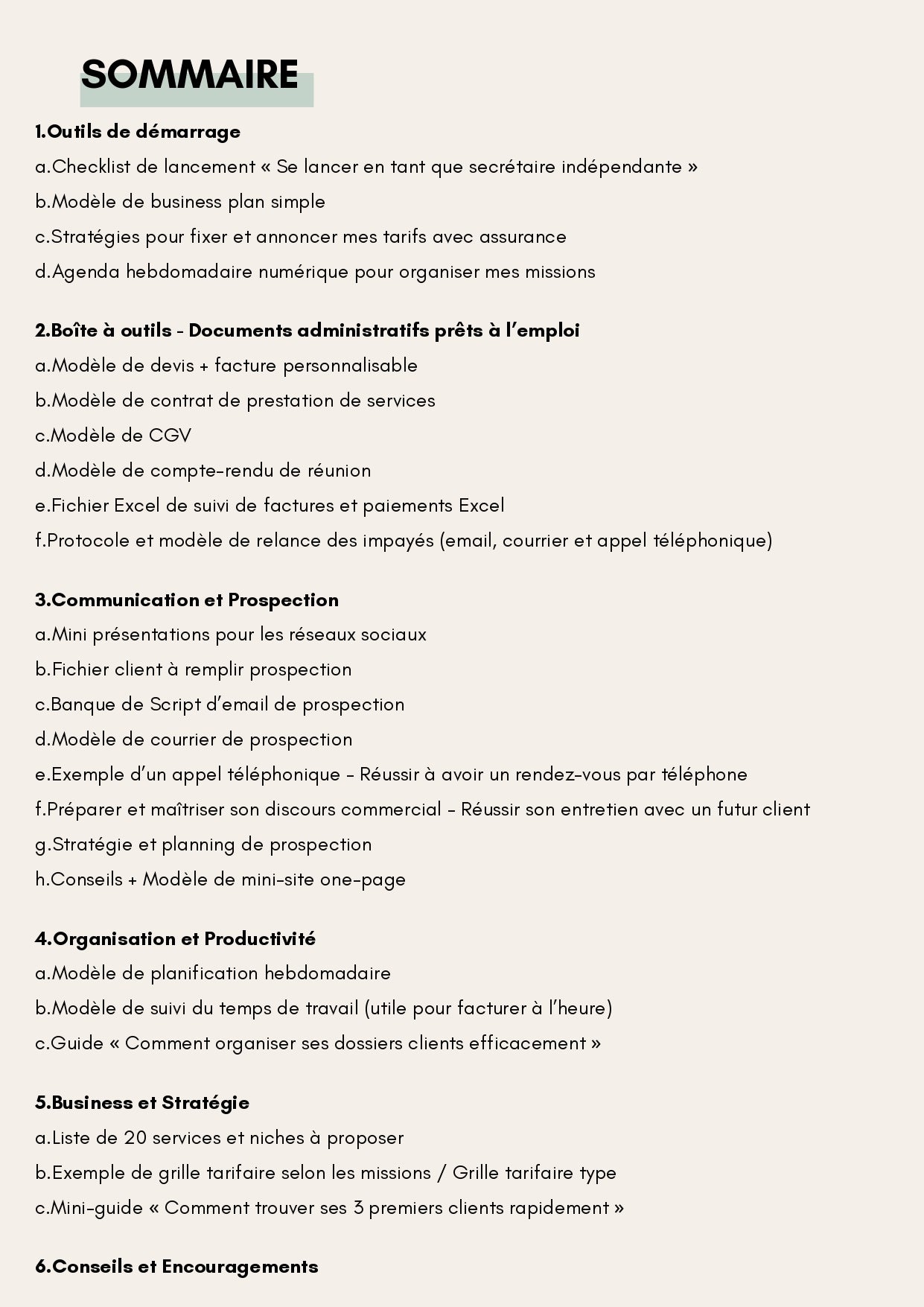 Kit digital Ultime pour Secrétaire Indépendante